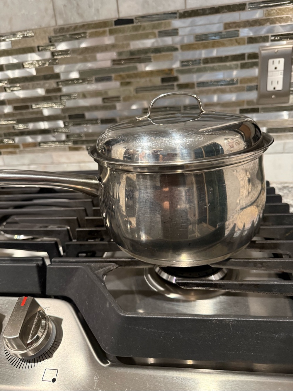 Made in Belgium Stainless Steel 3 Qt Saucepan with Lid